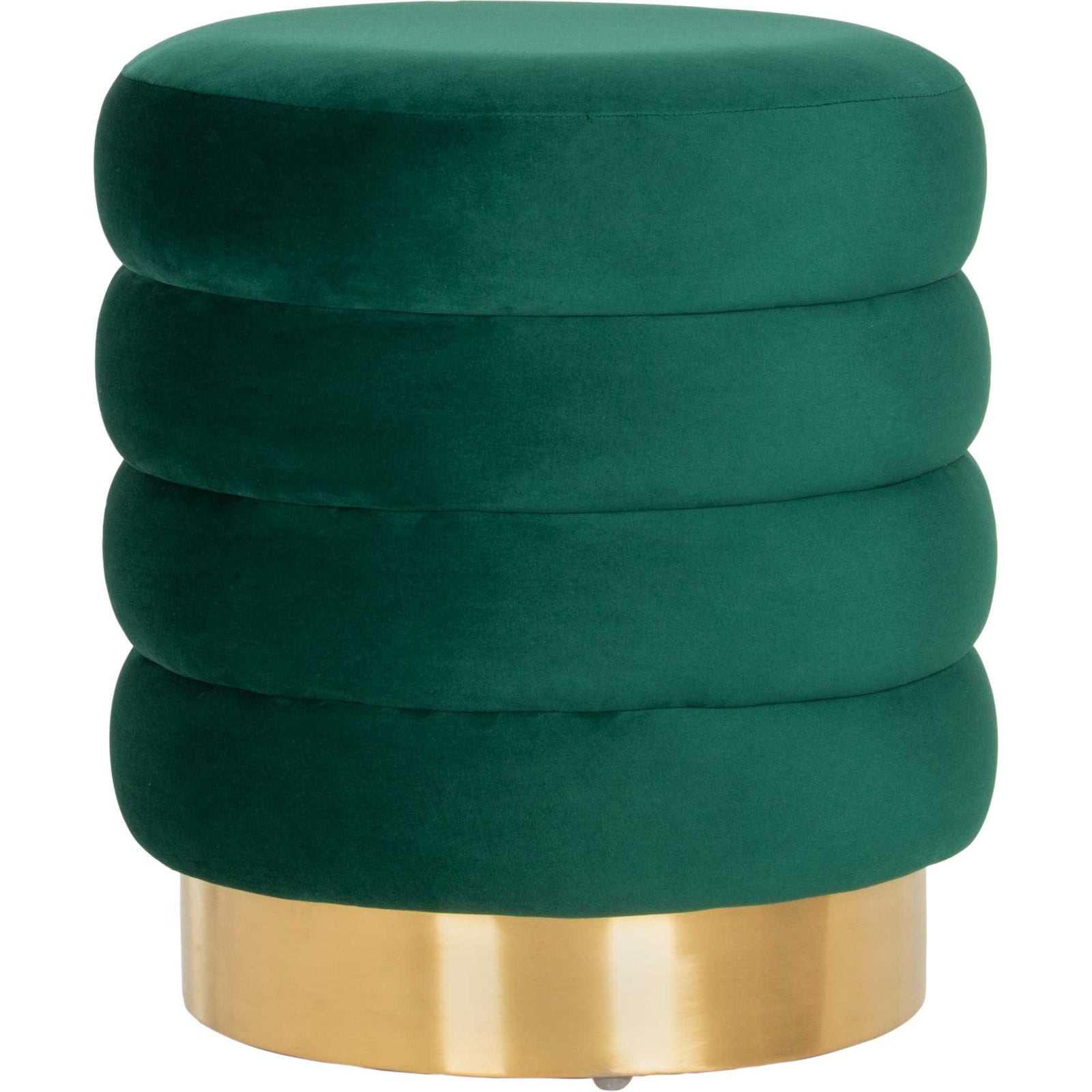 Skeat Gold Base Ottoman Emerald