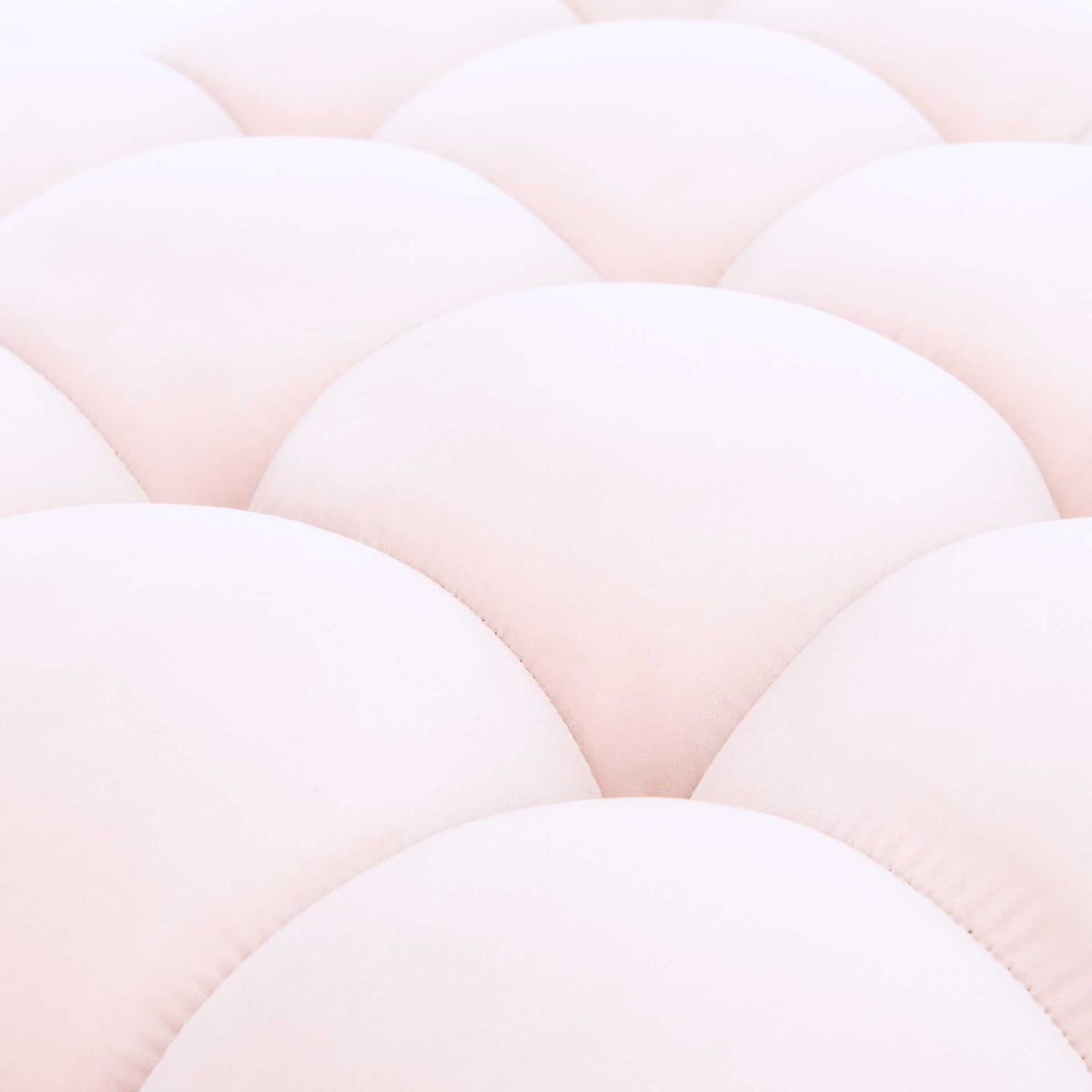 Himi Square Tufted Ottoman Light Pink