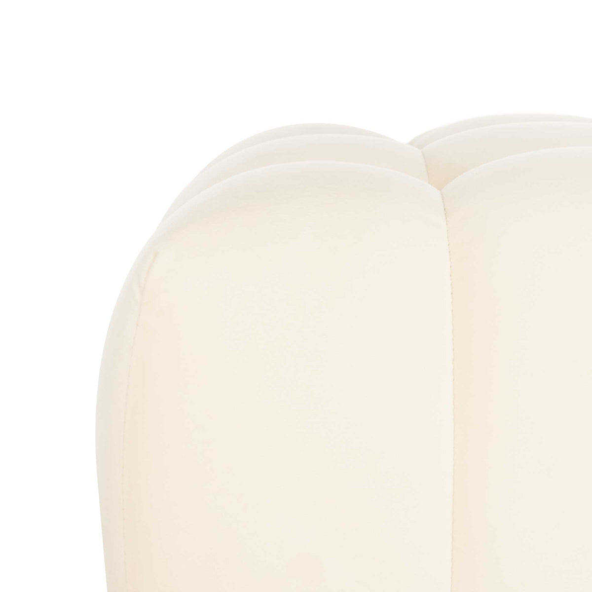 Himi Square Tufted Ottoman Cream