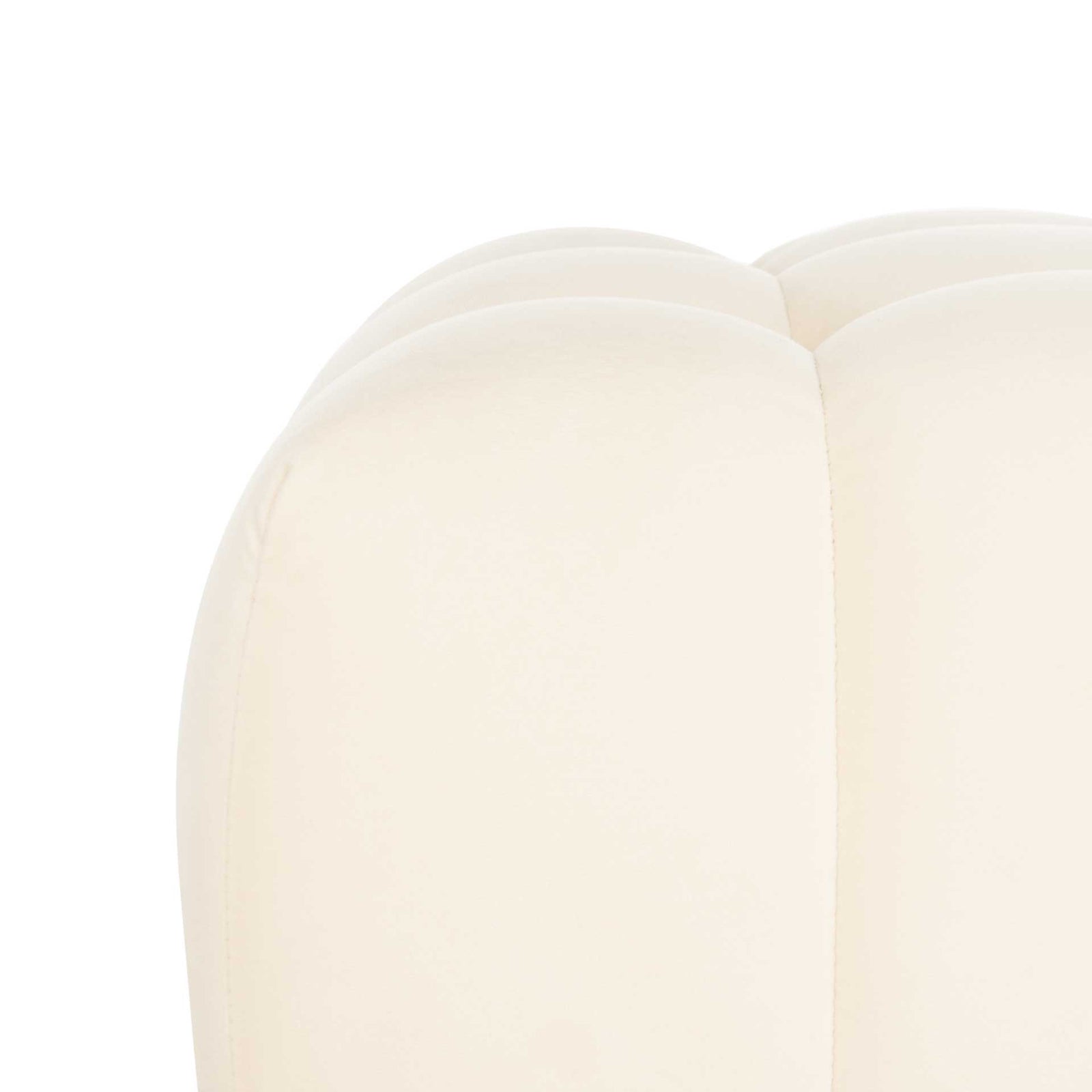 Himi Square Tufted Ottoman Cream