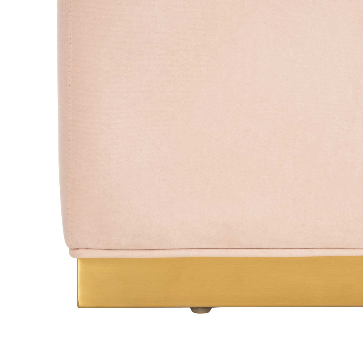 Lilith Diagonal Tufted Ottoman Light Pink