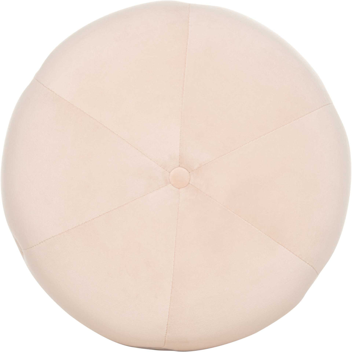 Carine Round Tufted Ottoman Light Pink