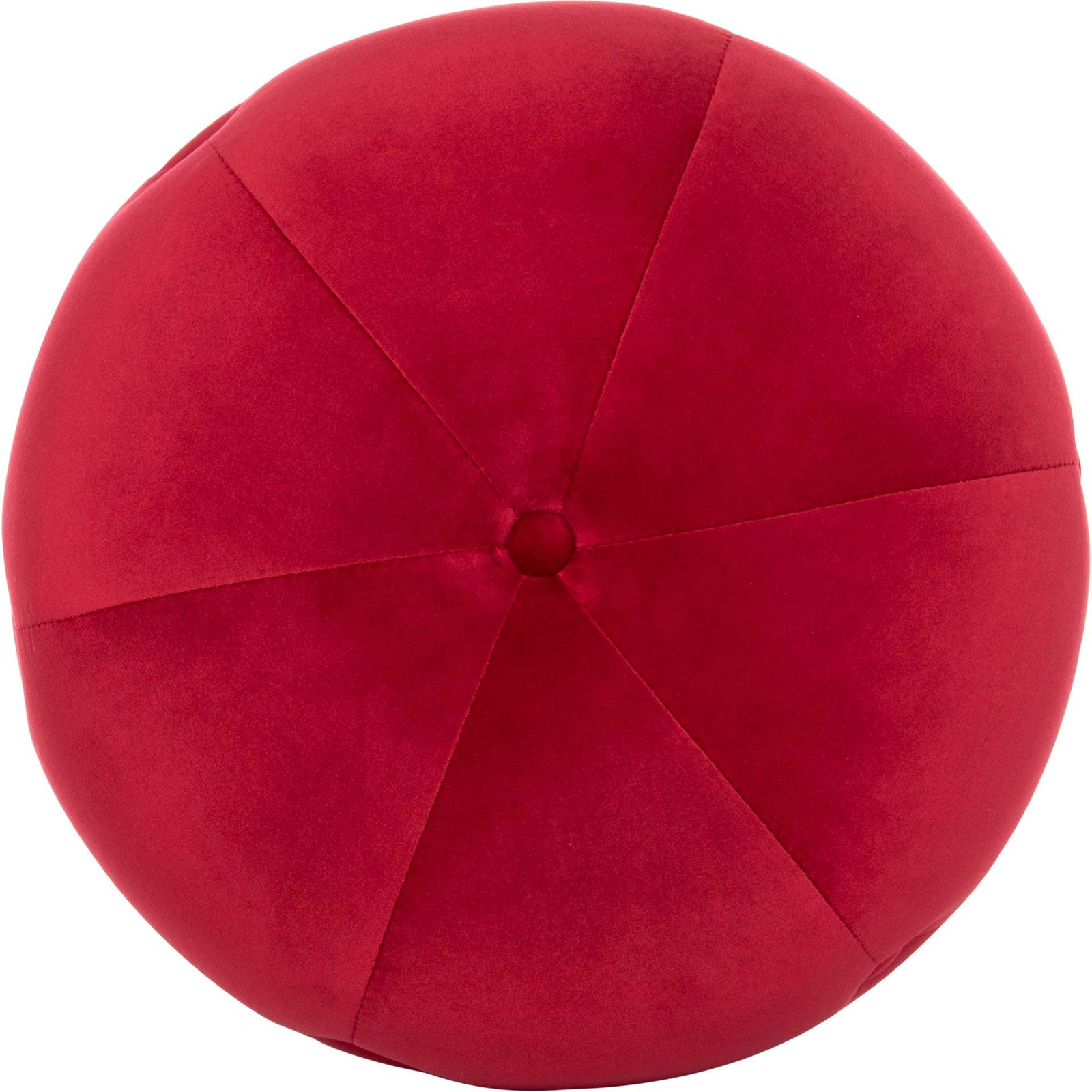 Carine Round Tufted Ottoman Ruby