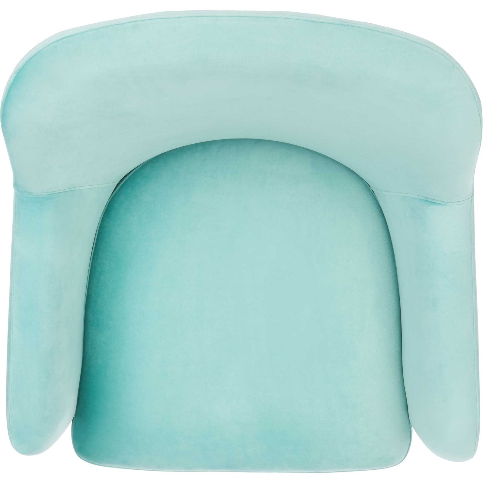 Tobias Velvet Arm Chair Aqua