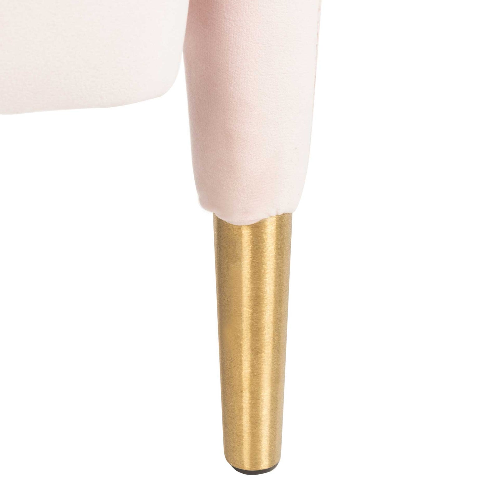 Tobias Velvet Arm Chair Light Pink