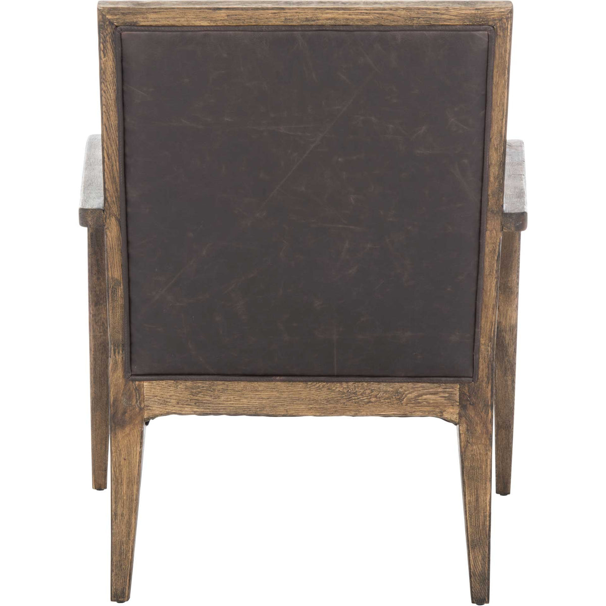 Rudy Mid-Century Accent Chair Dark Brown