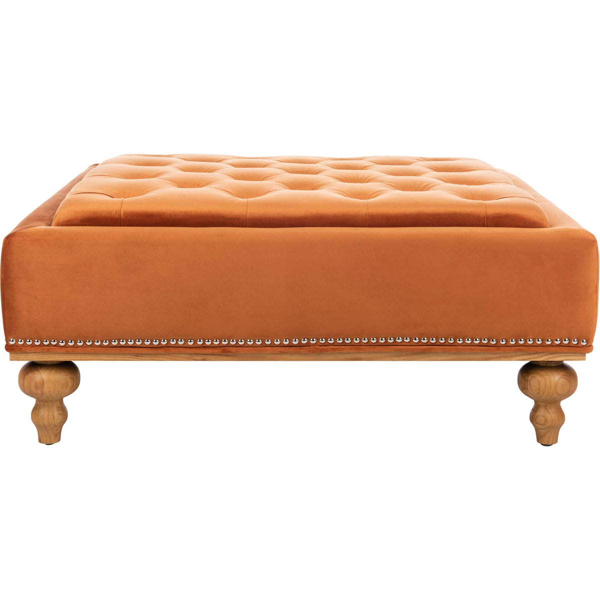 Rohan Tufted Ottoman Sienna