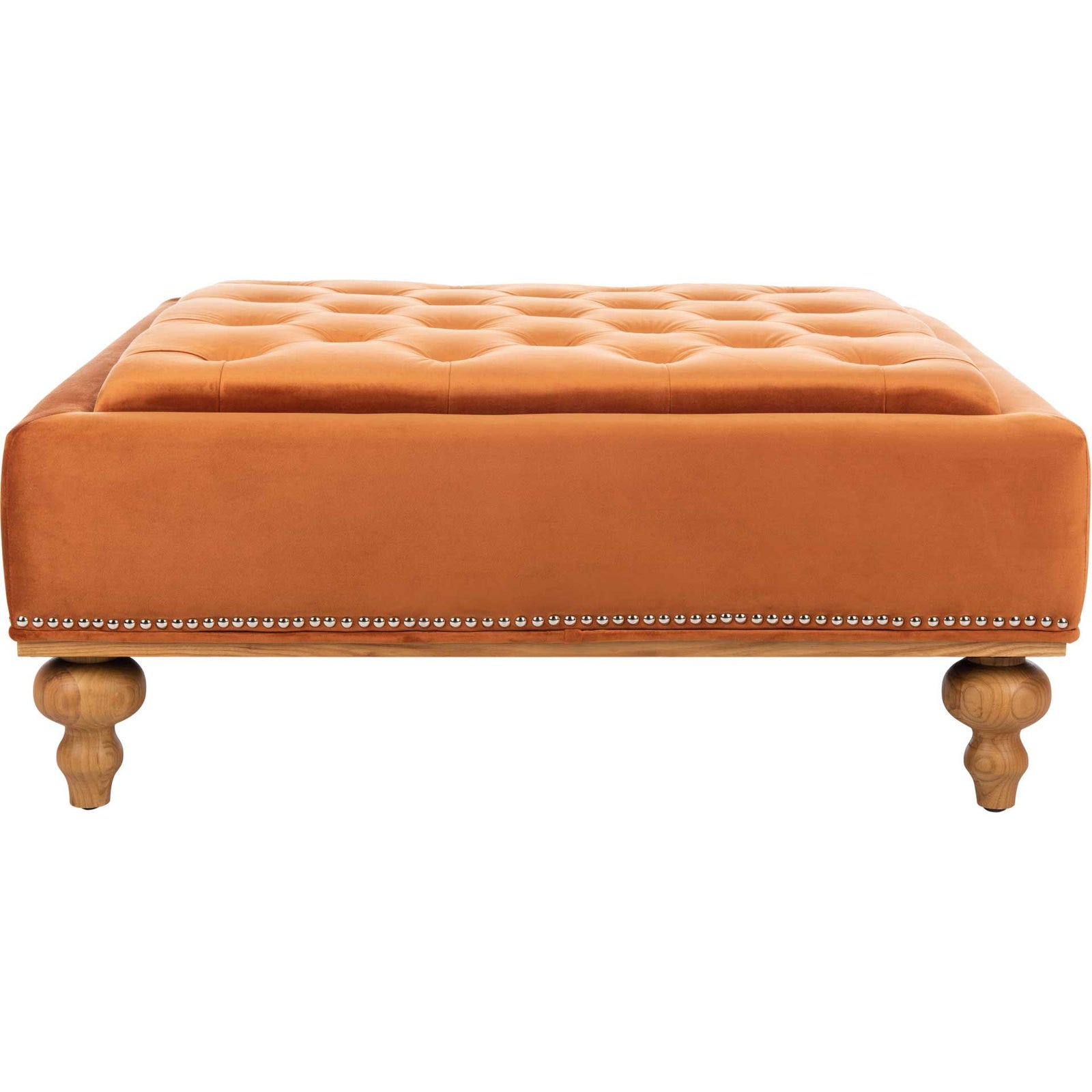 Rohan Tufted Ottoman Sienna