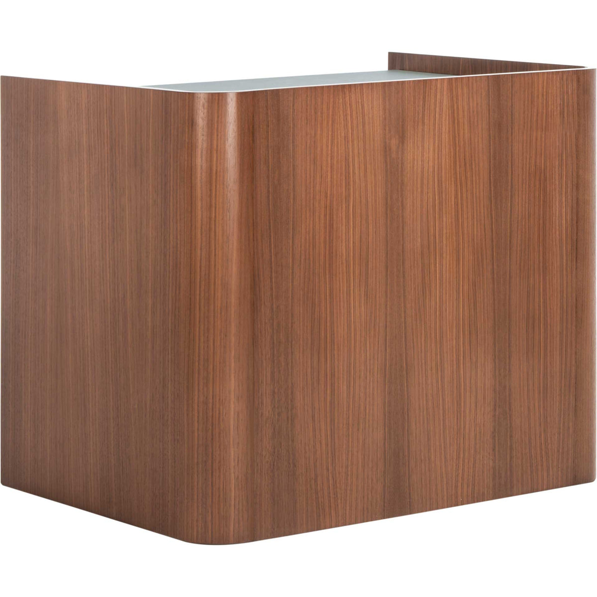 Eugene Nightstand Walnut/Pale Gray