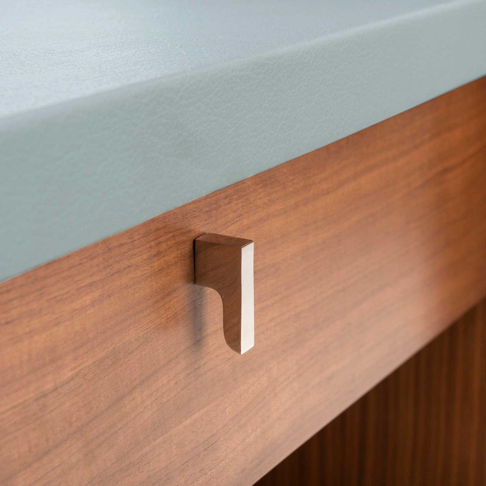 Eugene Nightstand Walnut/Pale Gray