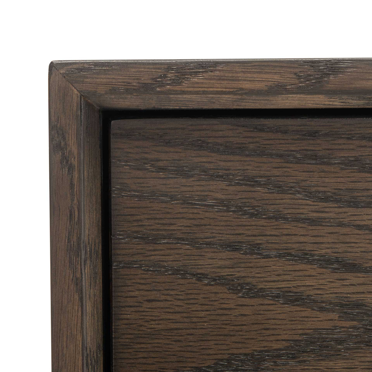 Silas 2 Drawer Wood Nightstand Dark Walnut