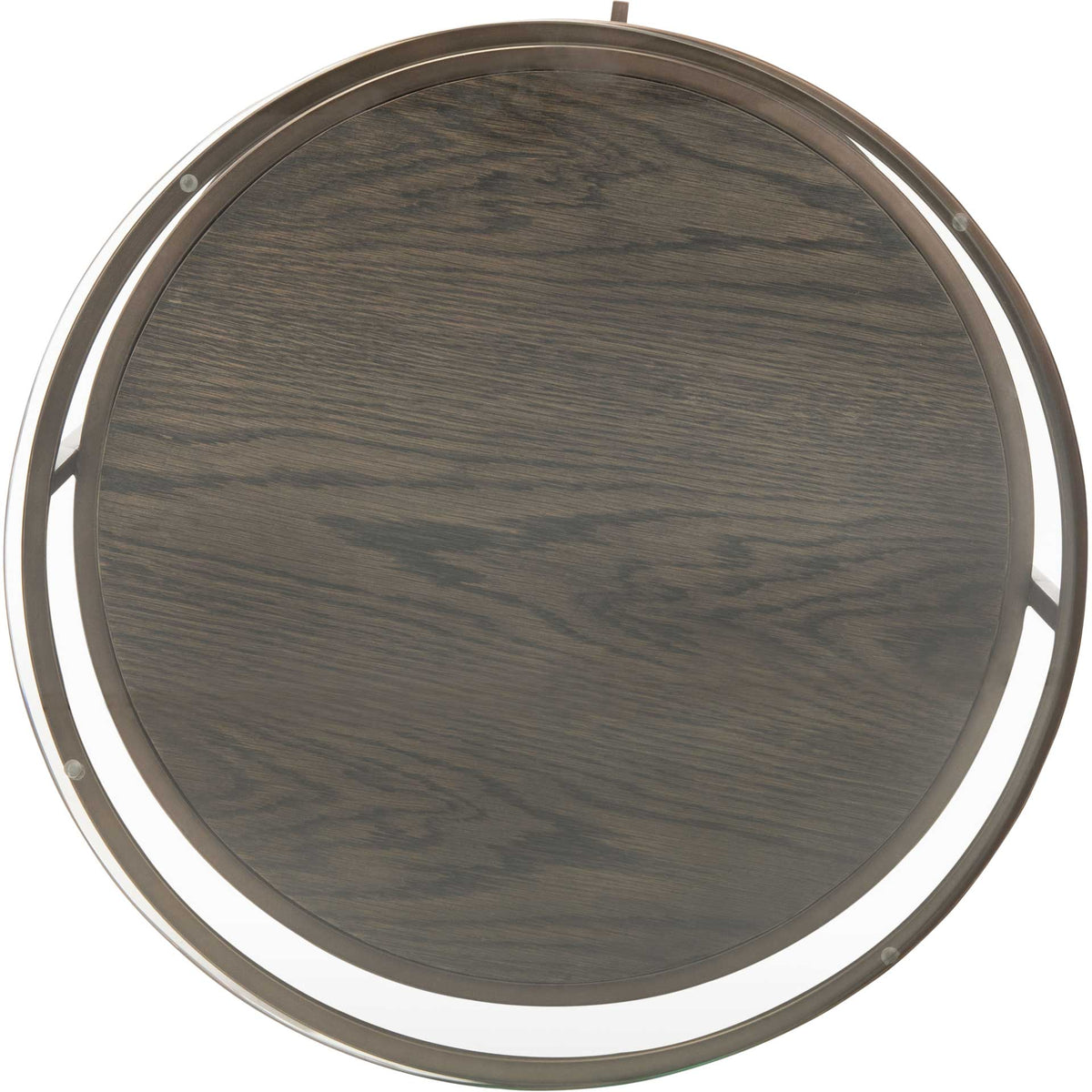 Robin Round 1 Drawer Nightstand Dark Walnut