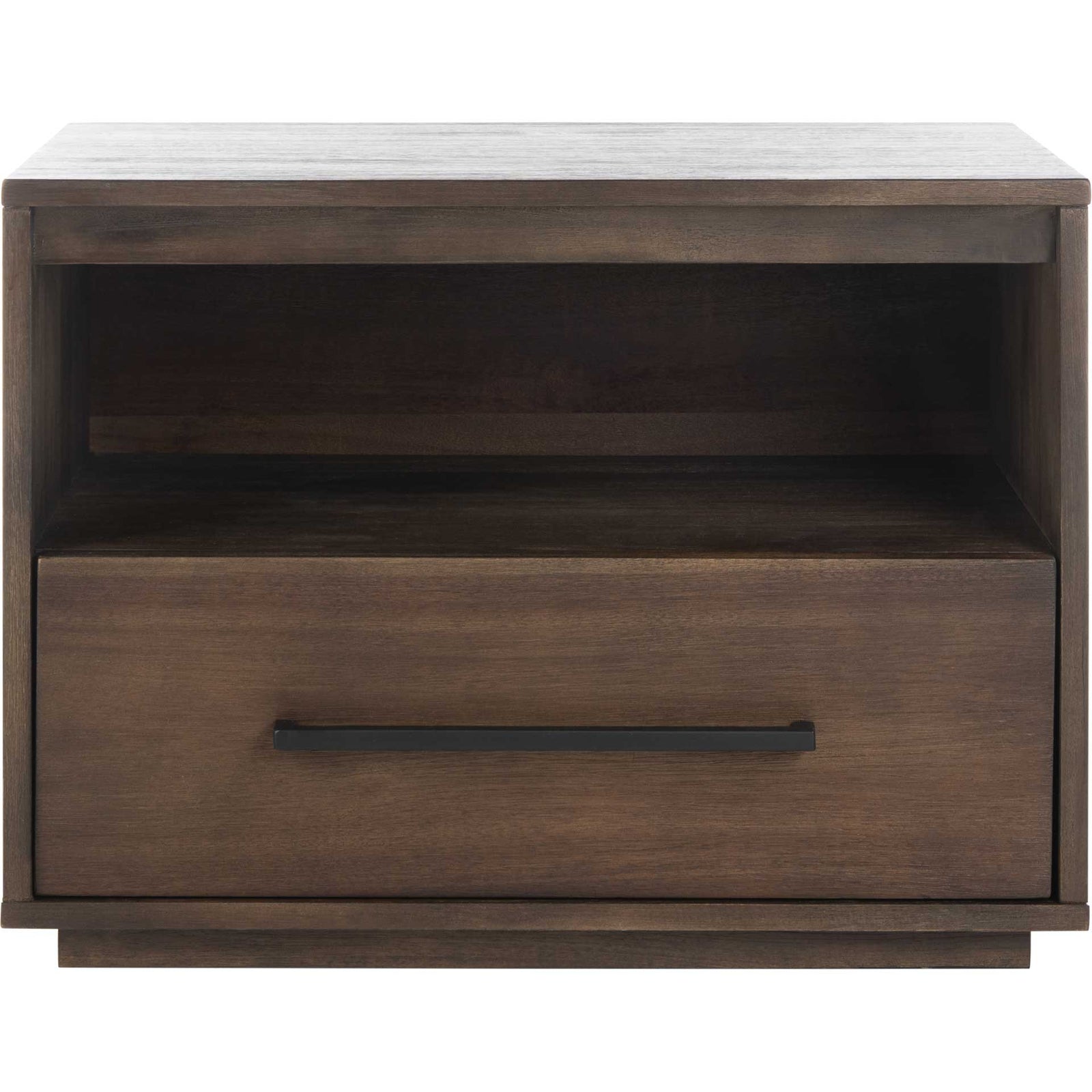 Magna 1 Drawer Nightstand Dark Chocolate