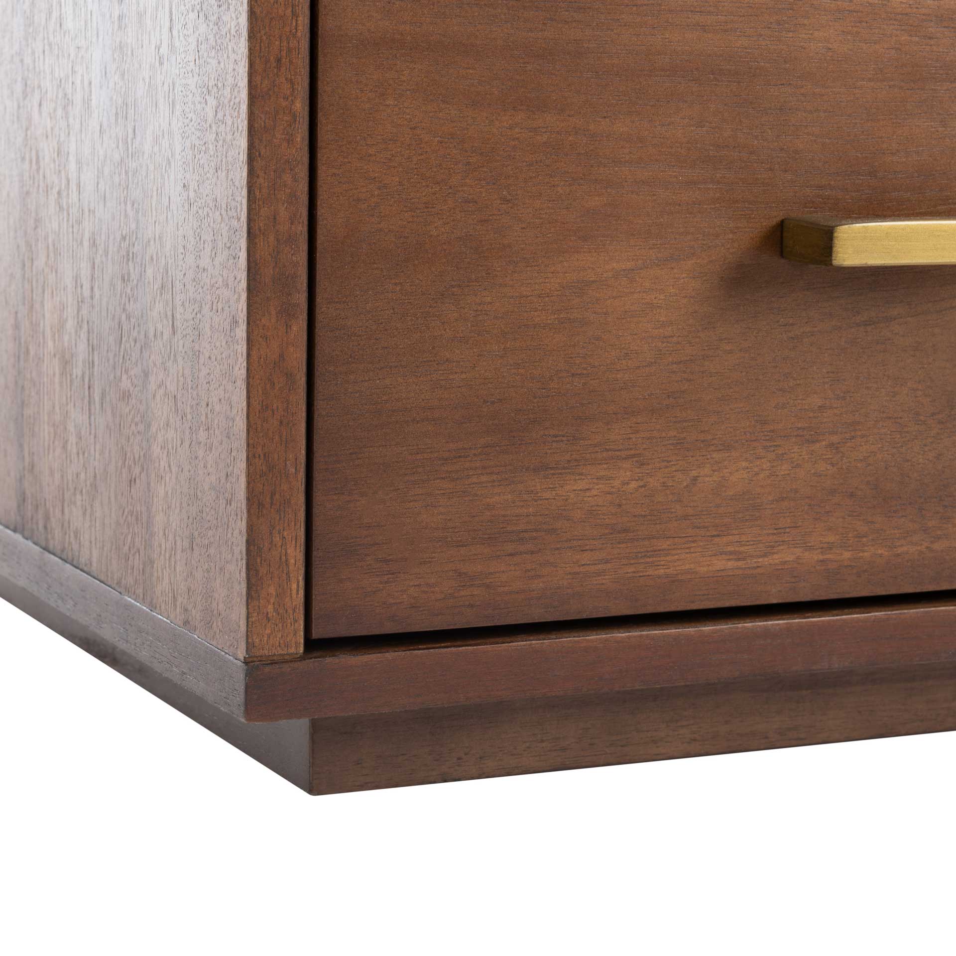 Magna 1 Drawer Nightstand Brown