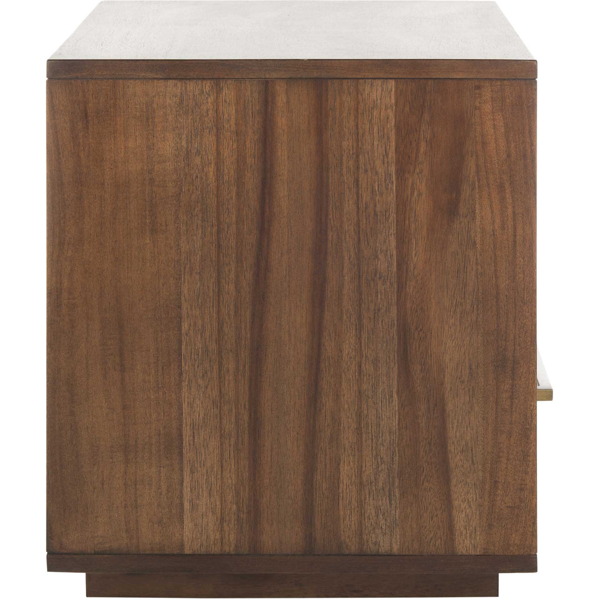 Magna 1 Drawer Nightstand Brown