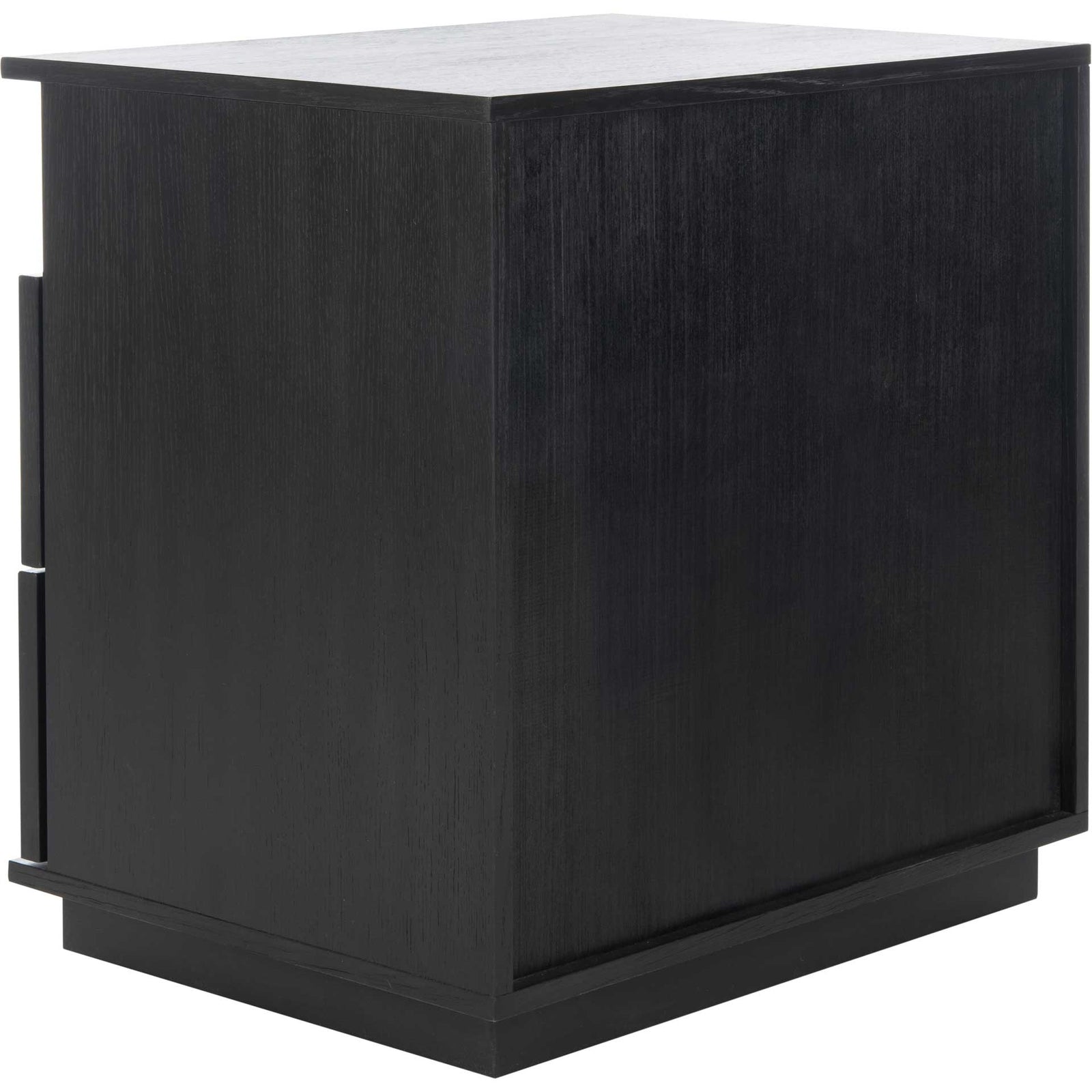 Palmetto 2 Drawer Nightstand Black