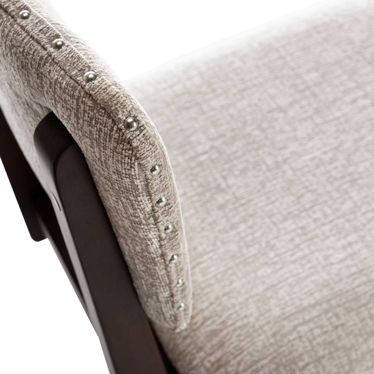 August Dining Chair Taupe/Dark Walnut (Set of 2)