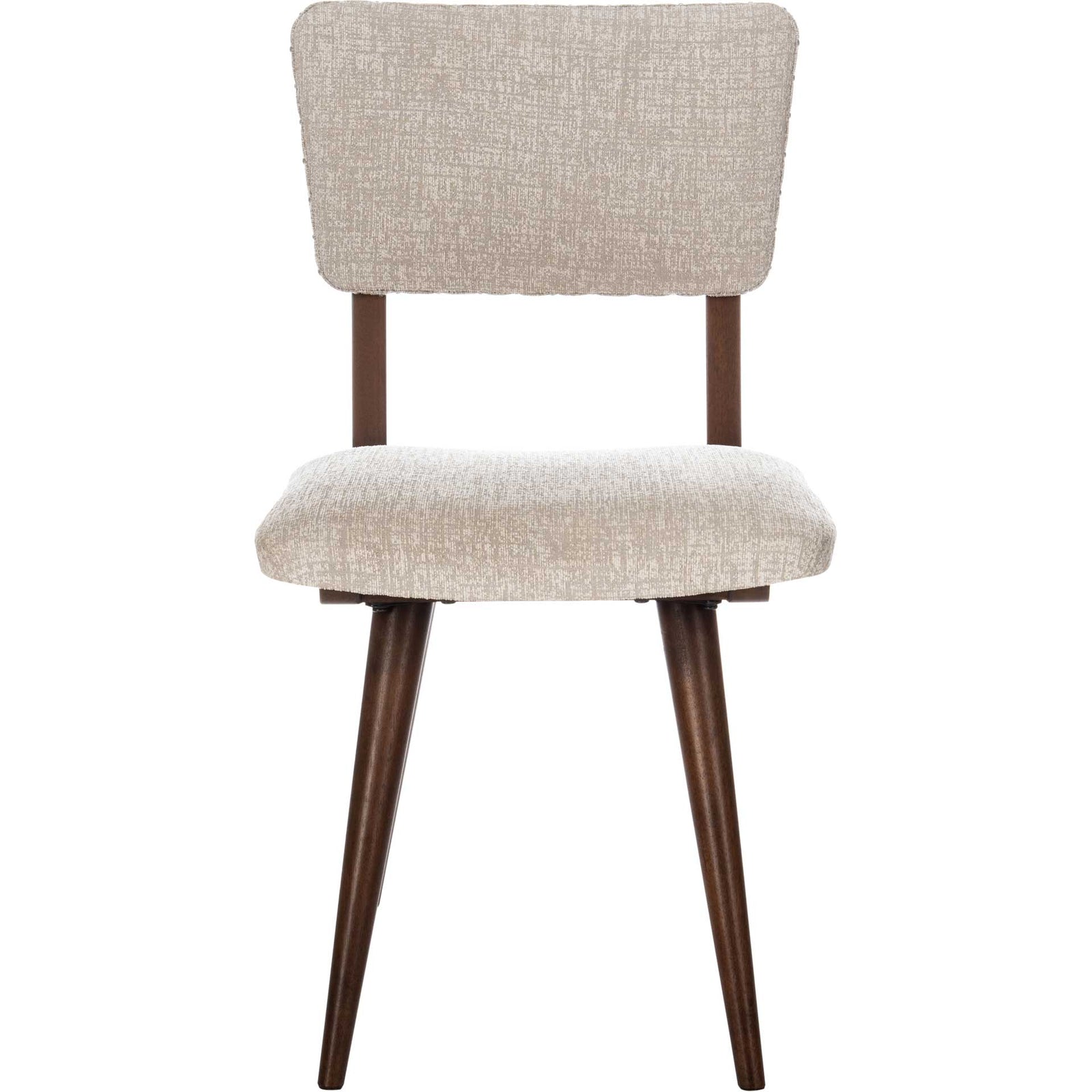August Dining Chair Taupe/Dark Walnut (Set of 2)