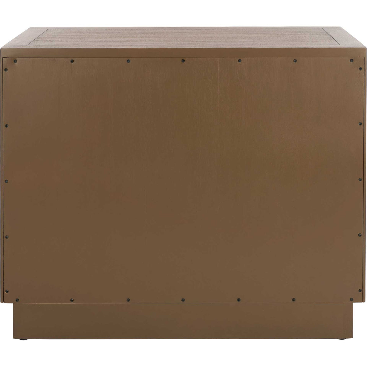 Sterling 2 Drawer Wood Nightstand Brown