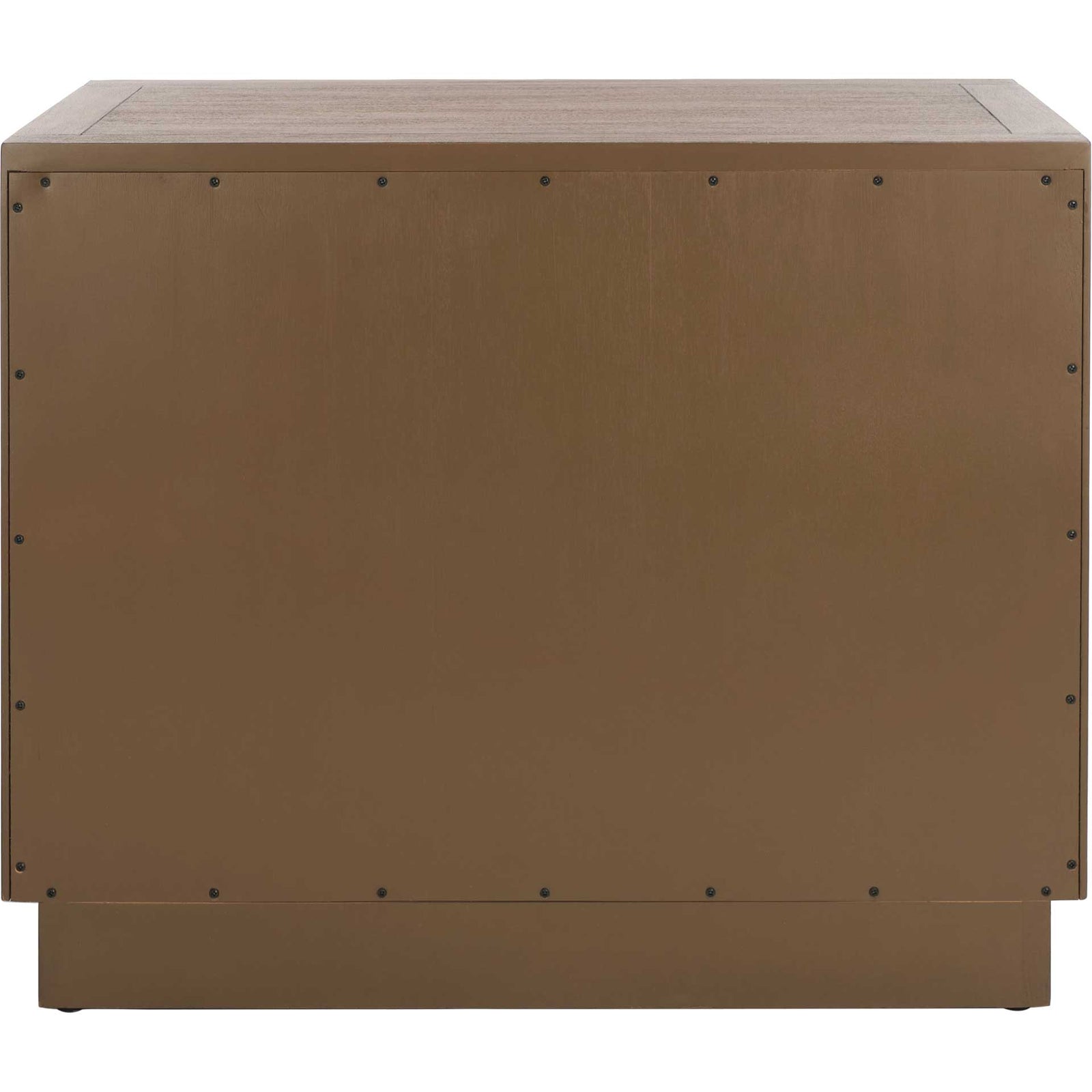 Sterling 2 Drawer Wood Nightstand Brown