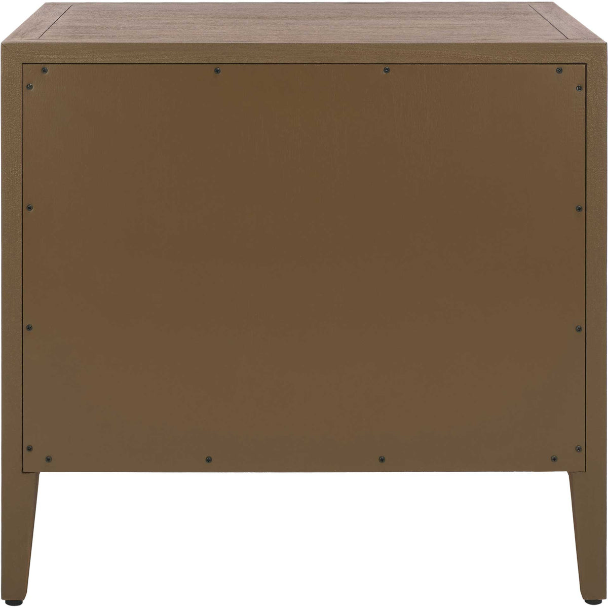 Arleana 3 Drawer Wood Nightstand Brown