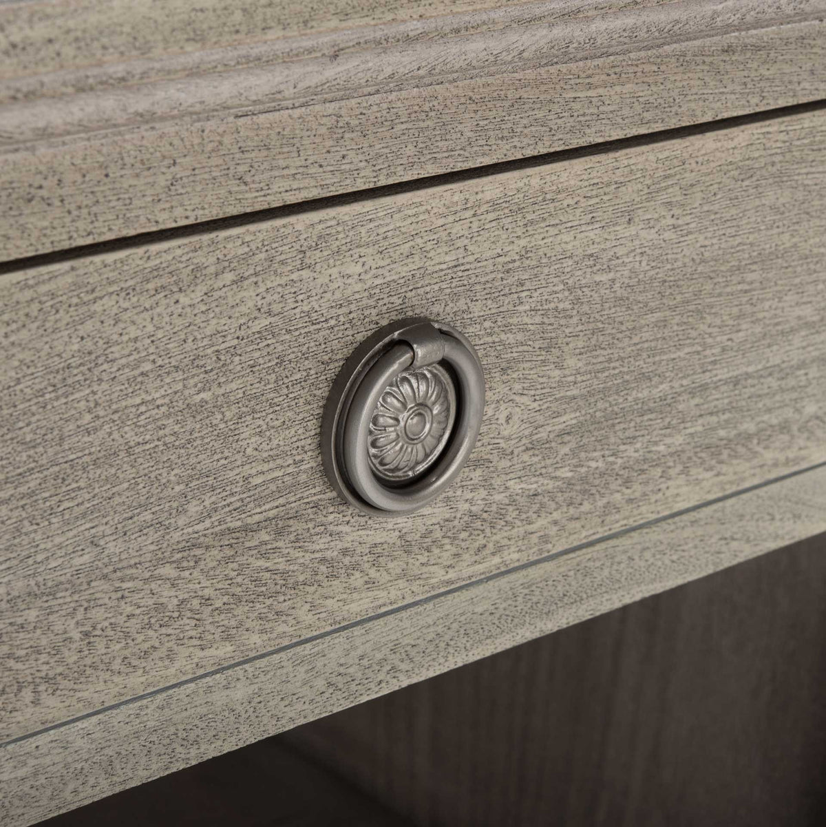 Lila 1 Drawer Wood Nightstand Light Gray