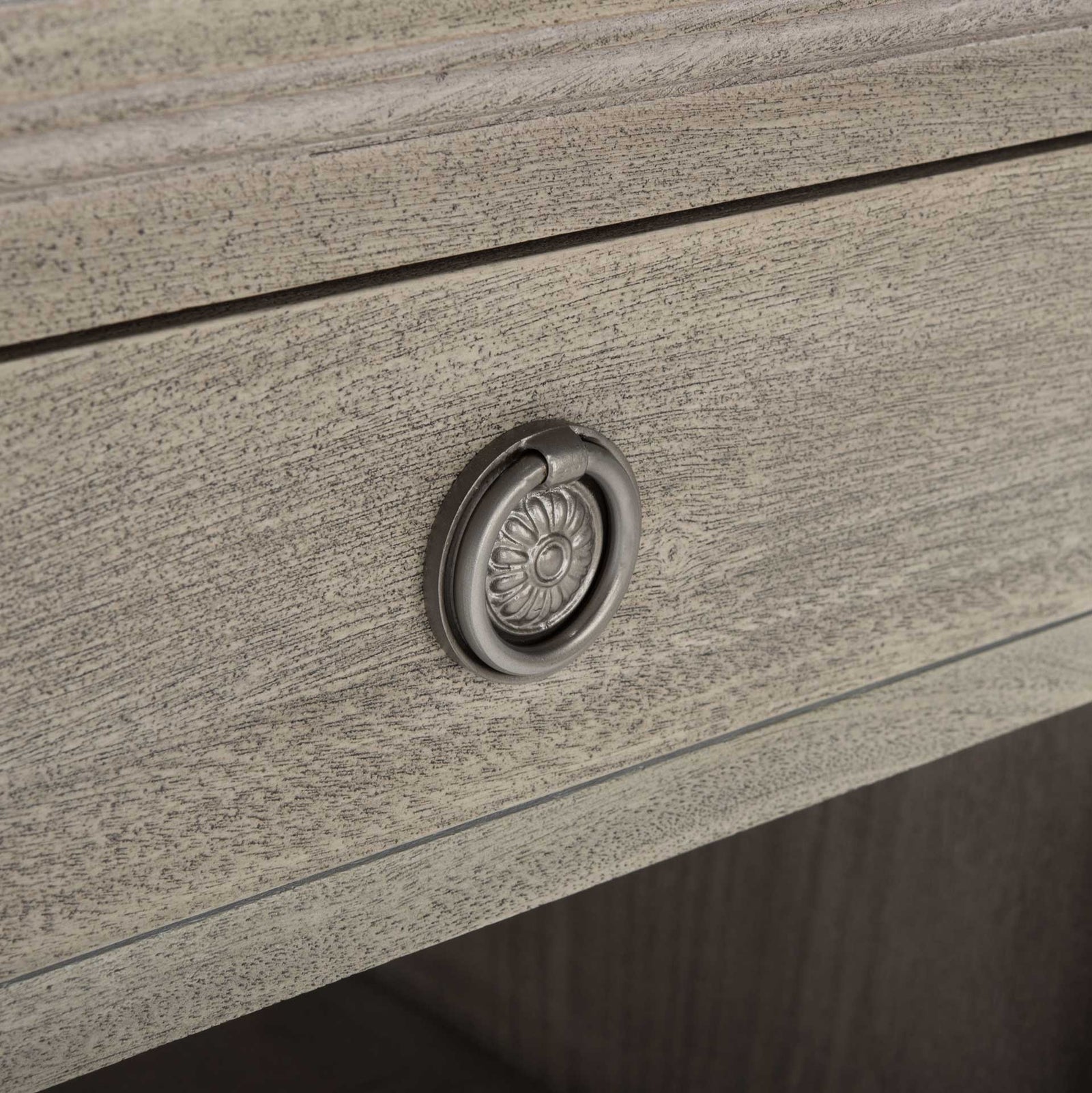 Lila 1 Drawer Wood Nightstand Light Gray