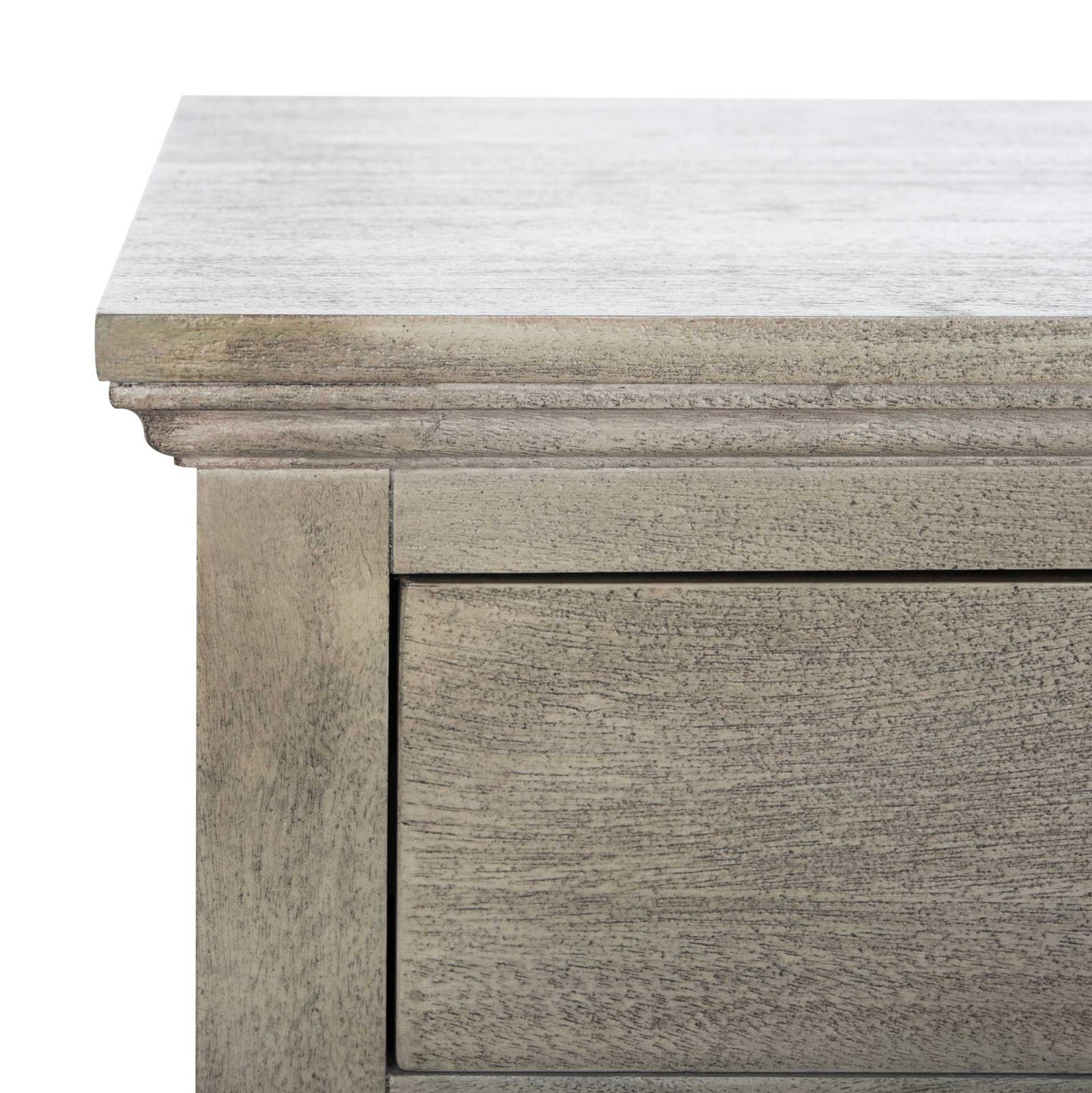 Lila 1 Drawer Wood Nightstand Light Gray