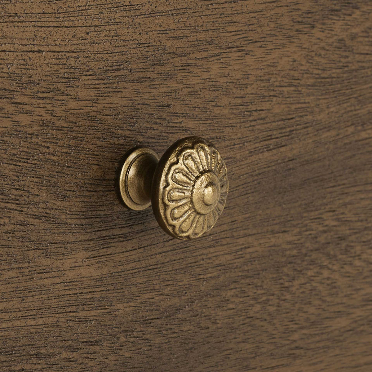 Alanis 3 Drawer Wood Nightstand Brown