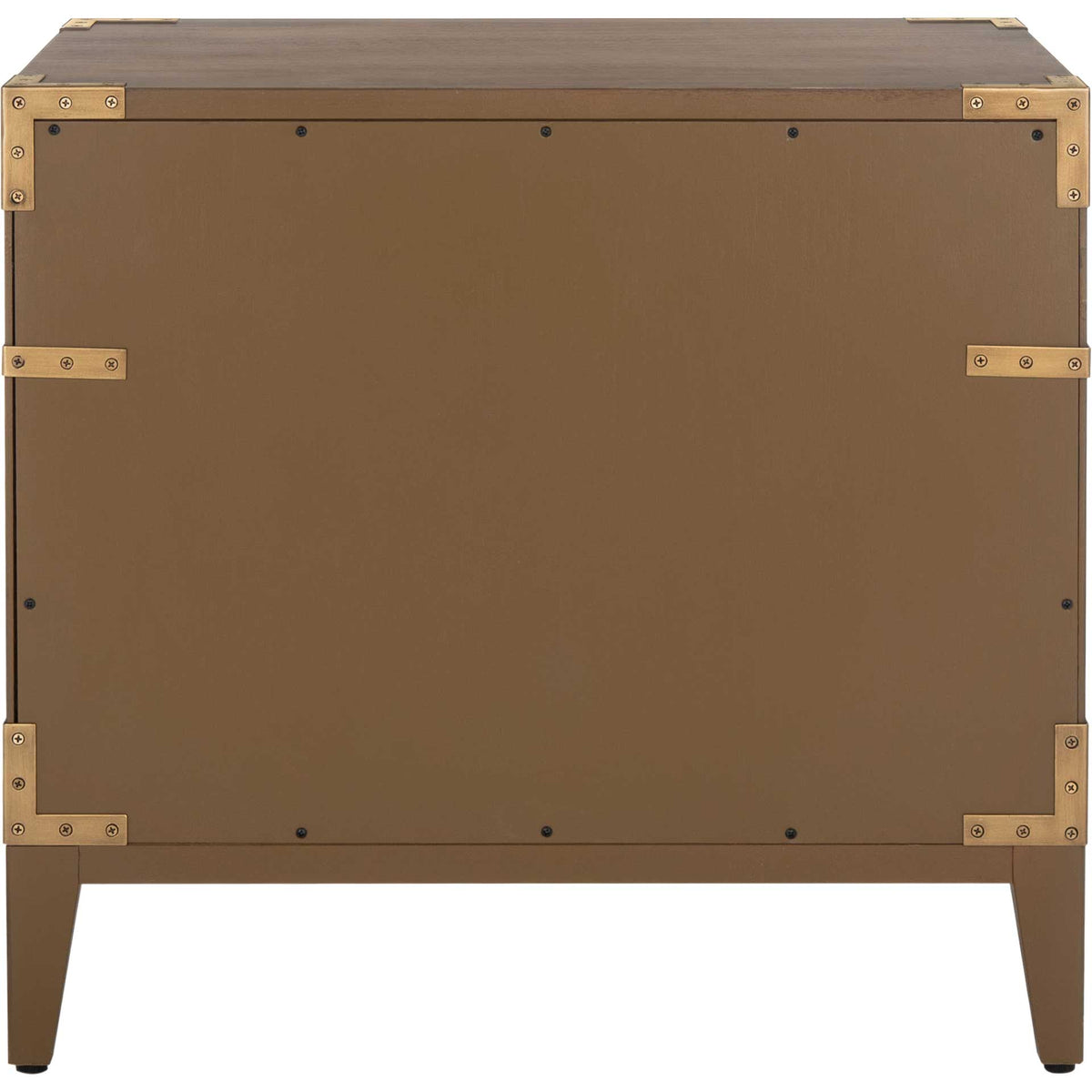 Nico 1 Drawer Wood Nightstand Brown