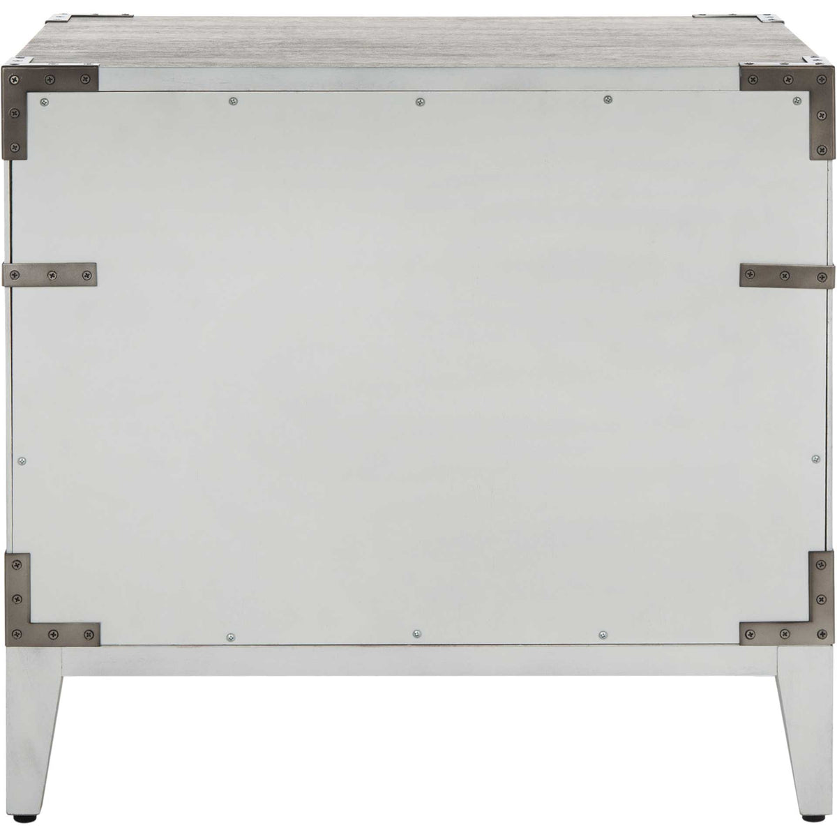 Nico 1 Drawer Wood Nightstand Light Gray