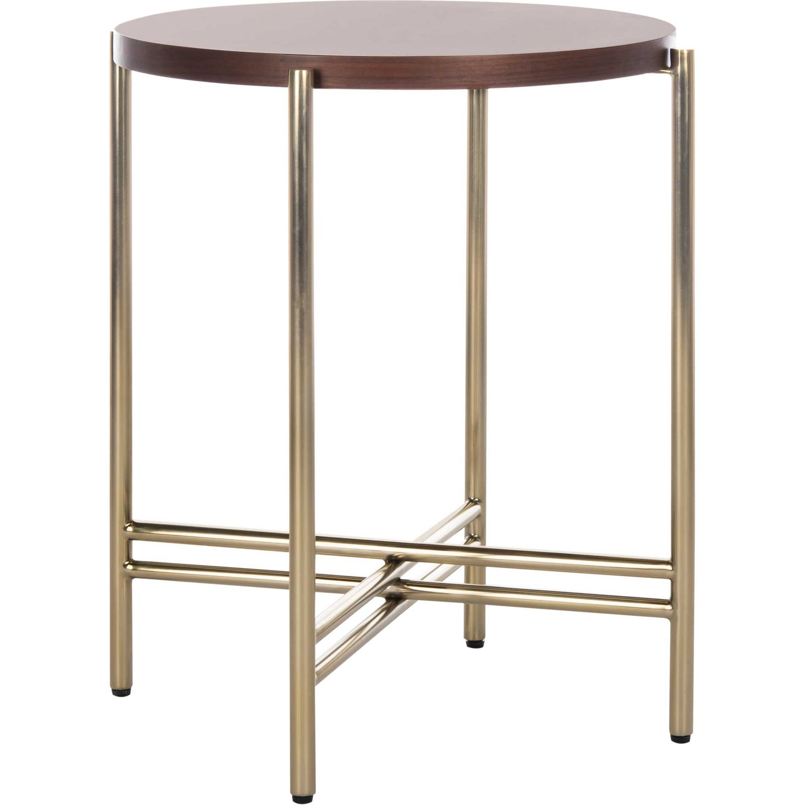 Caden End Table Natural/Gold