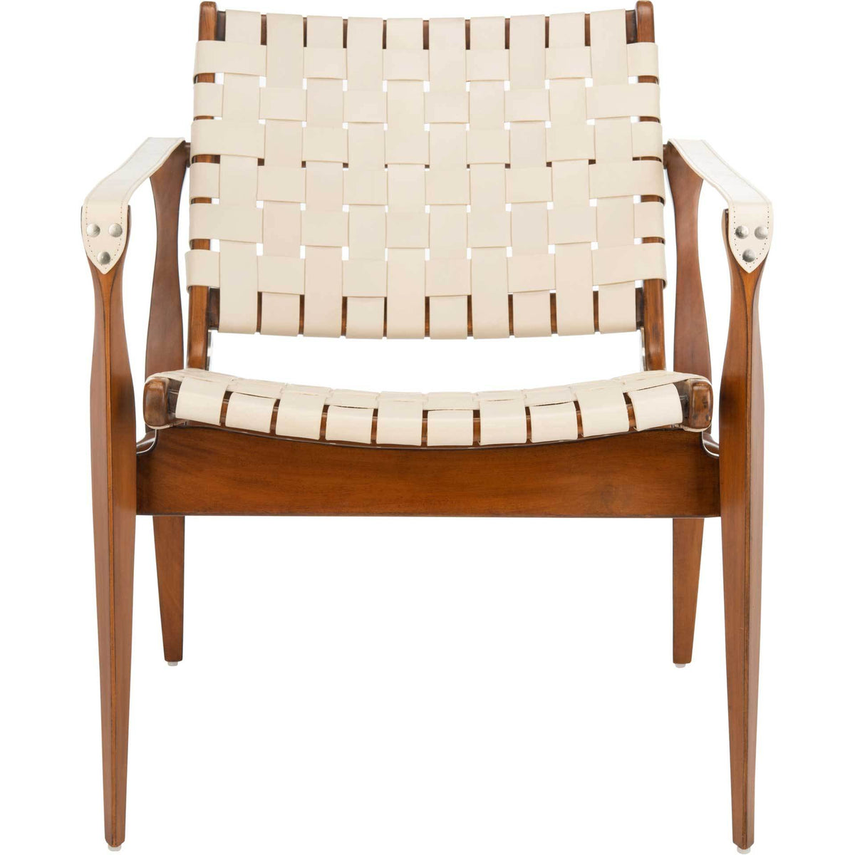 Diya Safari Chair White/Brown