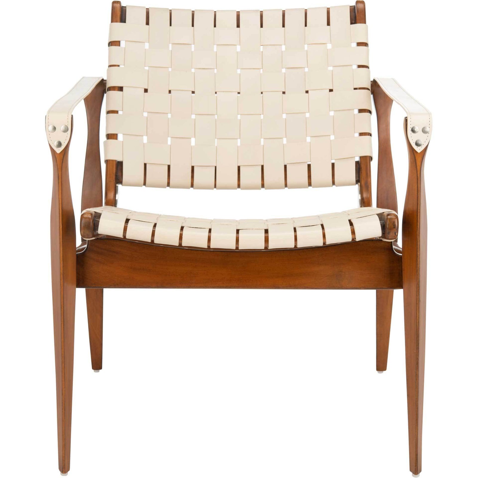 Diya Safari Chair White/Brown