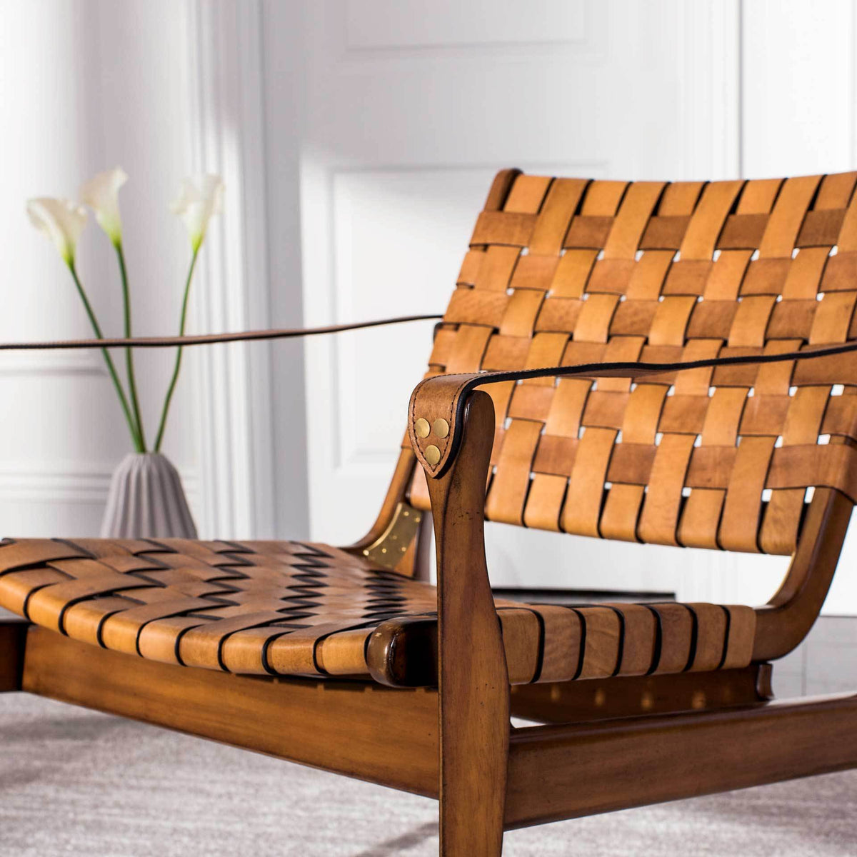 Diya Safari Chair Light Brown/Brown