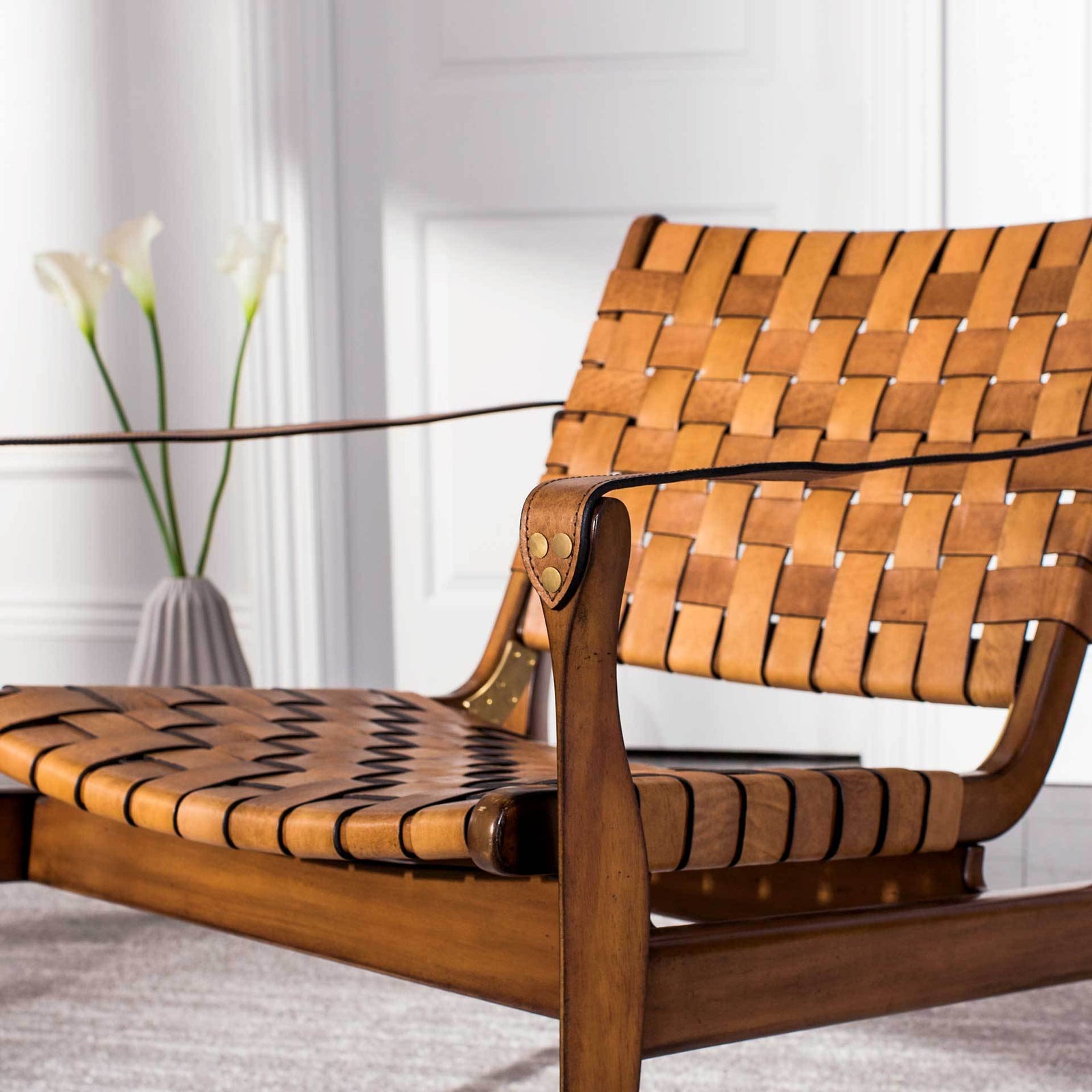 Diya Safari Chair Light Brown/Brown
