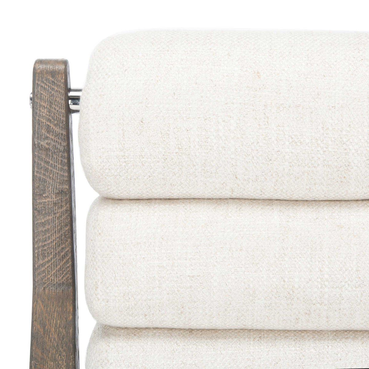 Delegation Channel Tufted Chair White