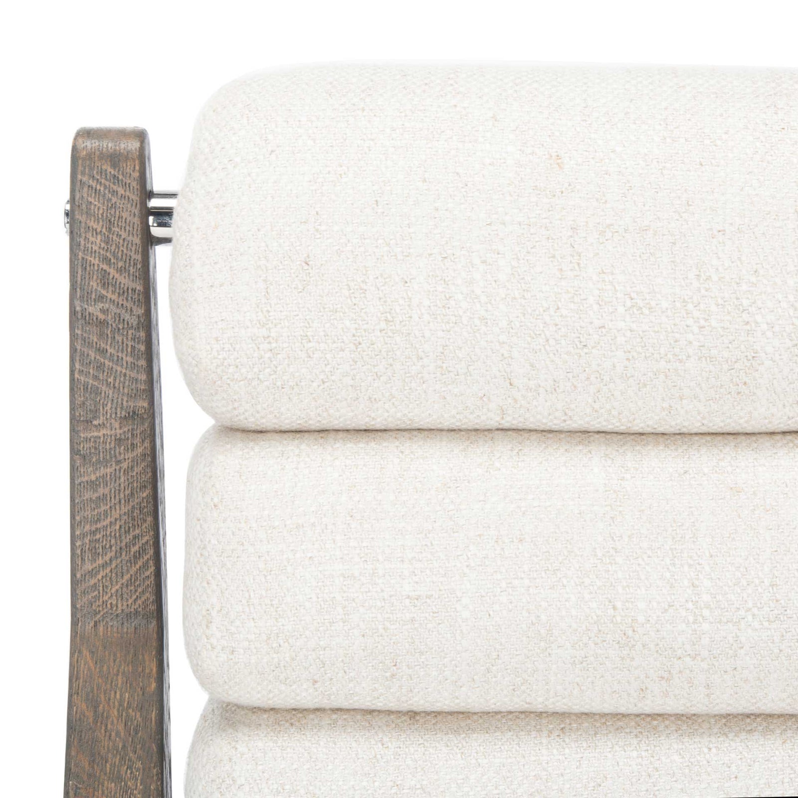 Delegation Channel Tufted Chair White