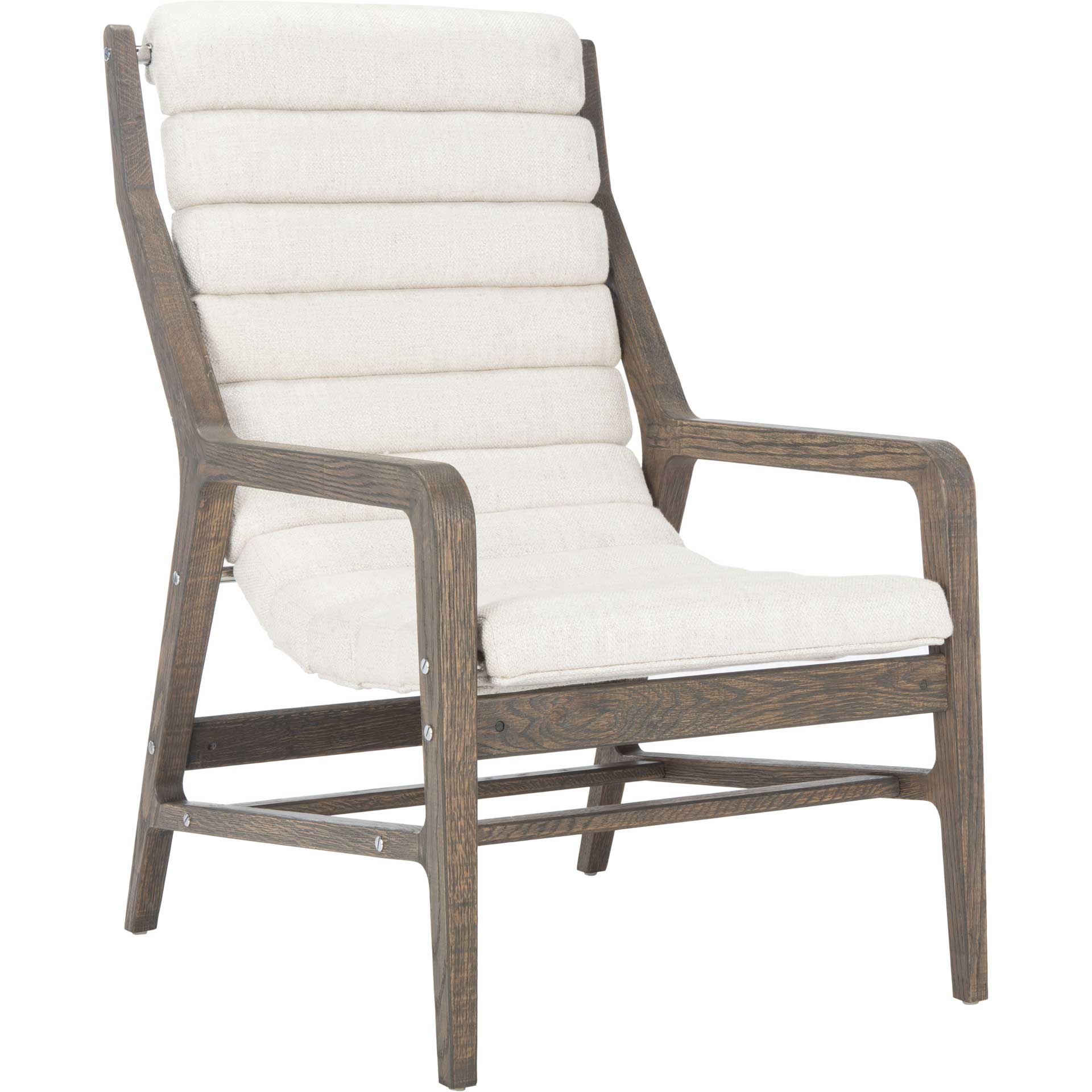 Delegation Channel Tufted Chair White