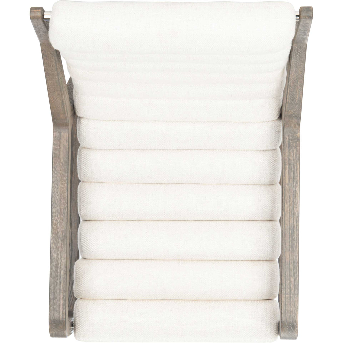 Delegation Channel Tufted Chair White