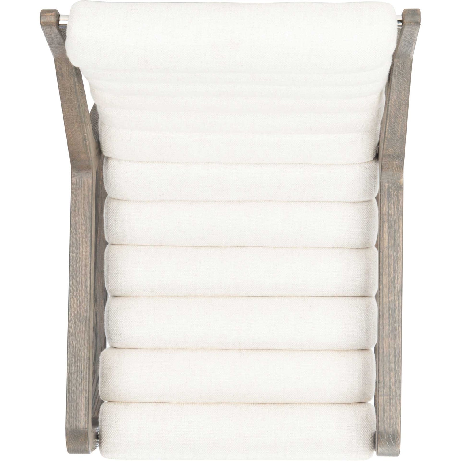 Delegation Channel Tufted Chair White
