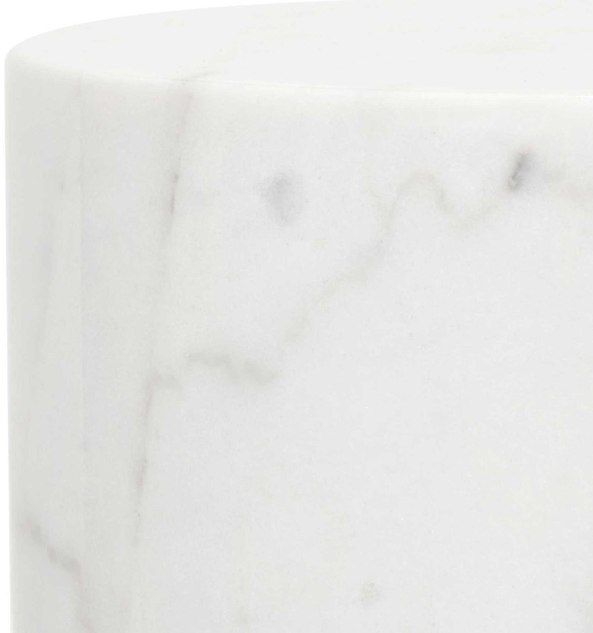 Abena Marble Accent Table White