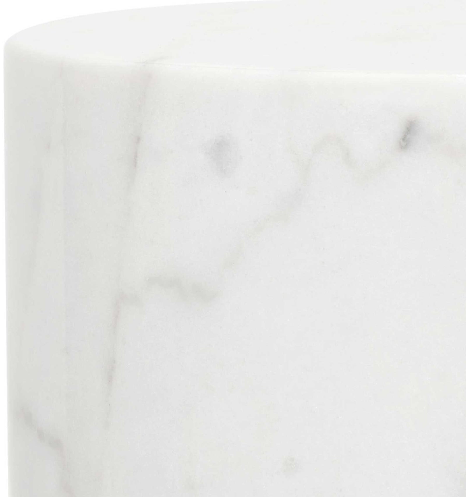 Abena Marble Accent Table White