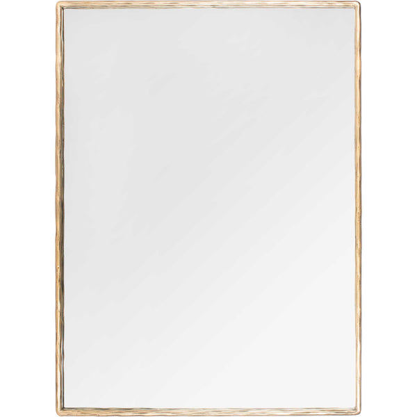 Tristan Rectangle Mirror Brass