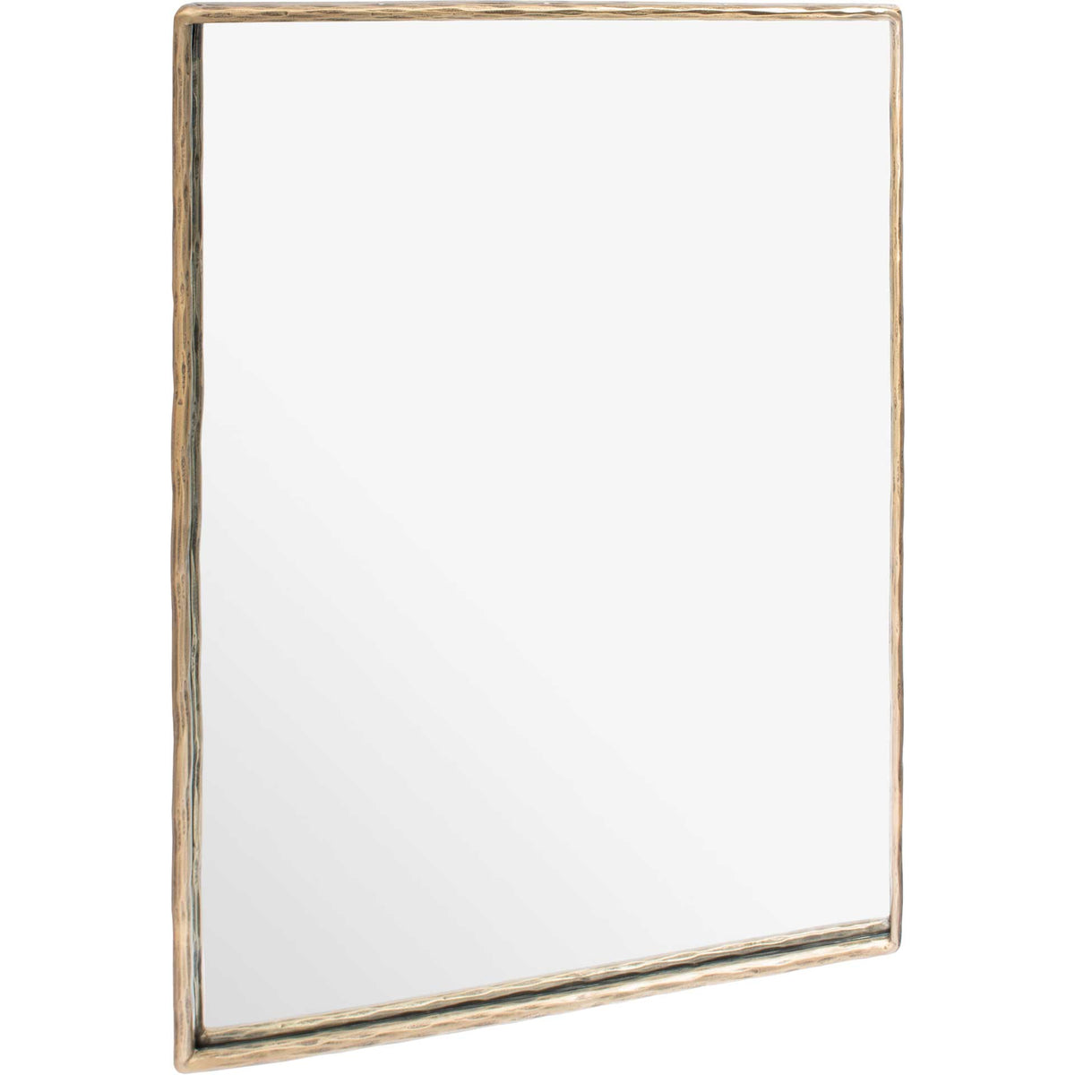 Tristan Rectangle Mirror Brass