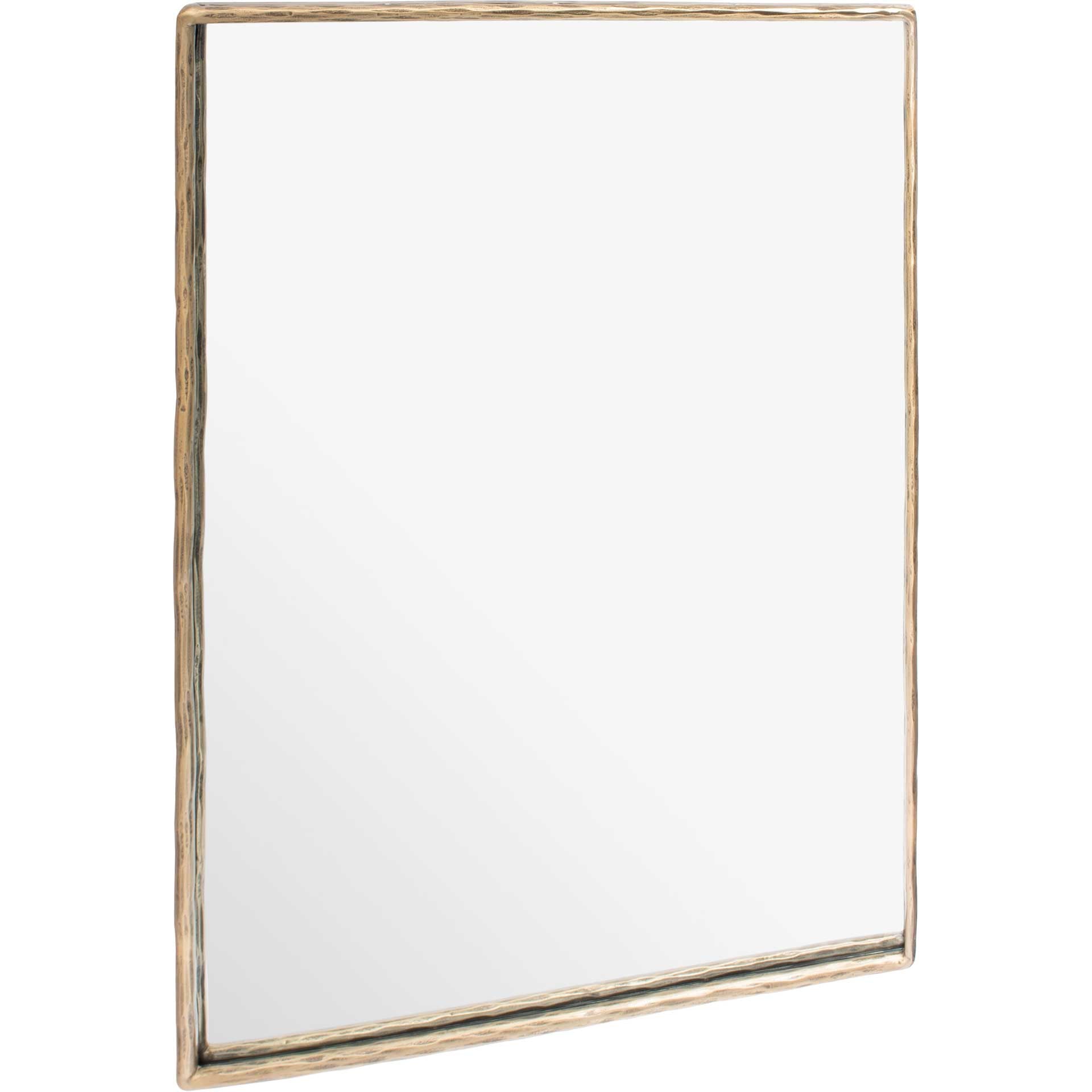 Tranquility Large Rectangle Mirror Brass