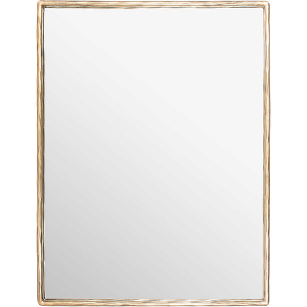 Tristan Rectangle Mirror Brass