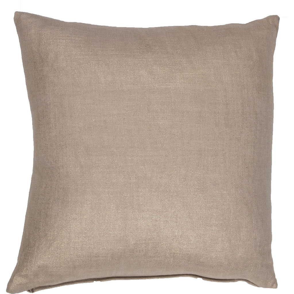 Shimmer Glitter Champagne Beige Pillow