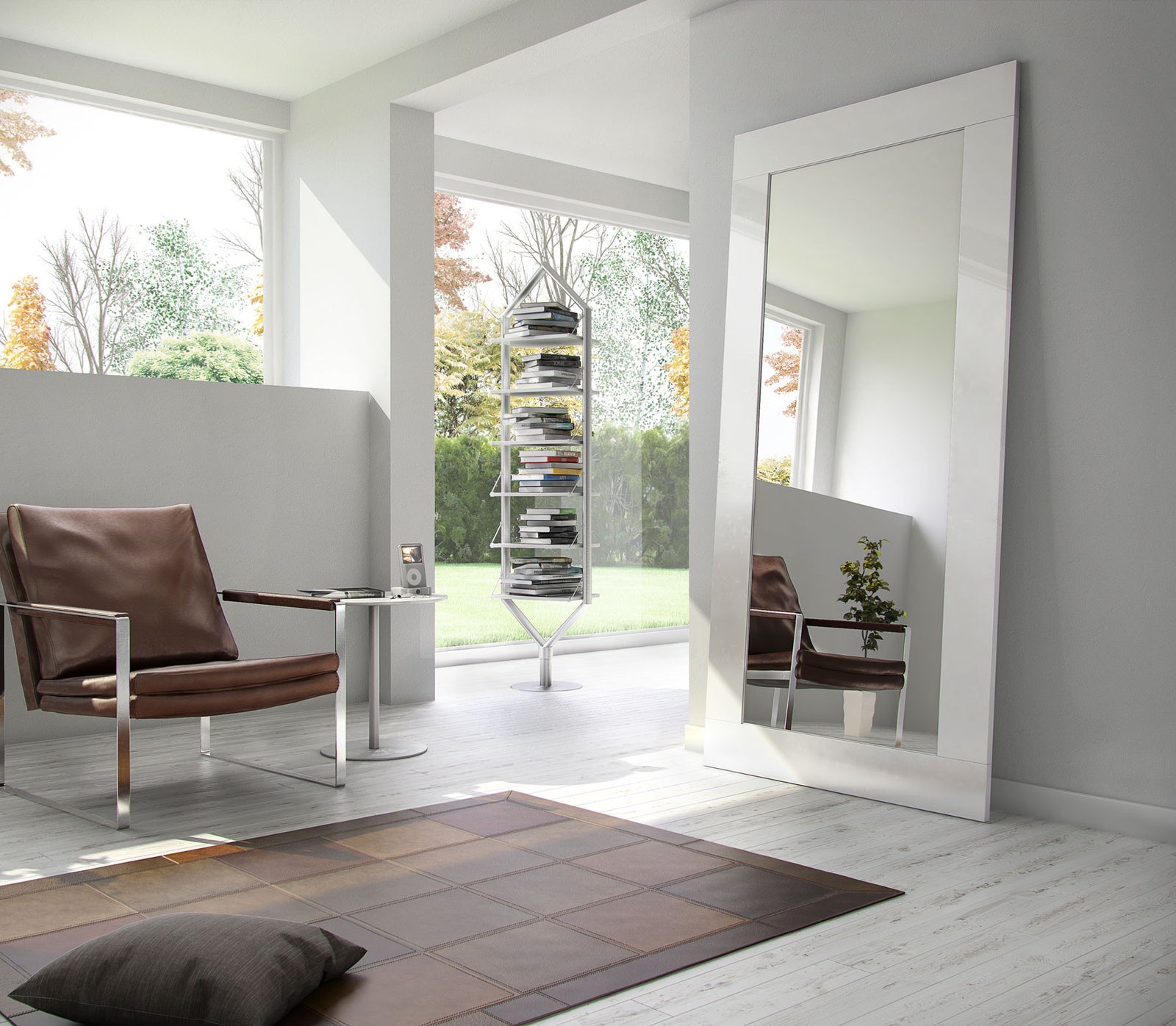 Norfolk Mirror White