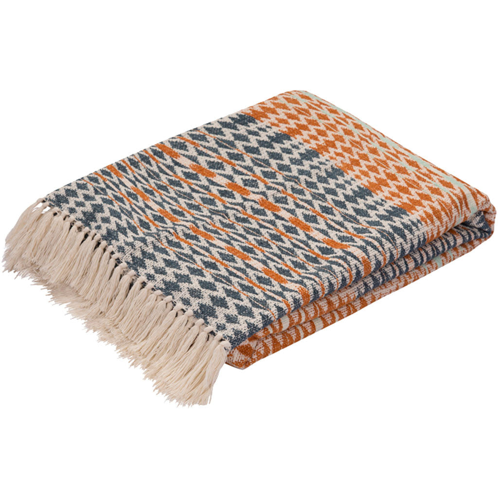 Spirit Orange/Blue Throw